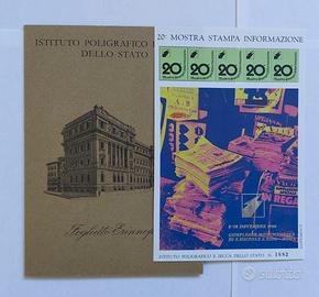 Foglio erinnofilo "Mostra stampa informazione"1990