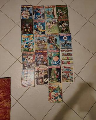 collezione di 21 fumetti topolino 