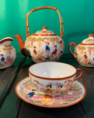 Set servizio the caffe porcelana japonese