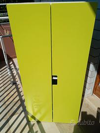 Armadio IKEA SMÅSTAD / PLATSA bianco e verde 