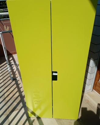 Armadio IKEA SMÅSTAD / PLATSA bianco e verde 