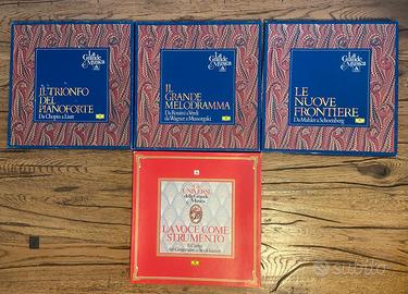 Lotto di 5 cofanetti (18 LP) Musica Classica D.G.