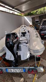 gommone, fuoribordo+ carrello