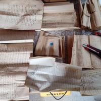 Lotto documenti antichi fine 800 primi 900