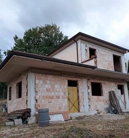 Villetta indipendente in corso di costruzione