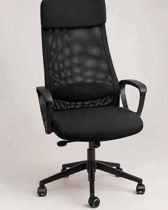Sedia da Ufficio IKEA Ergonomica Nera