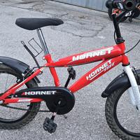 Bicicletta Hornet rossa 5-8 anni