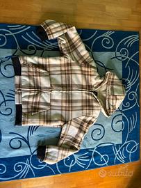 Giacca teddy Aelfric Eden a quadri con cappuccio