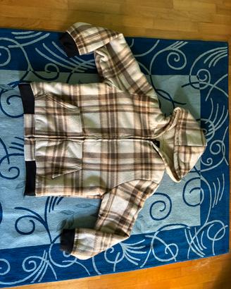Giacca teddy Aelfric Eden a quadri con cappuccio