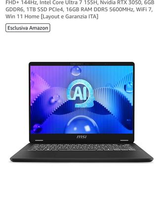 Msi prestige 14 ai studio