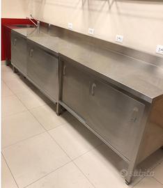 Mobile retrobar in. acciaio