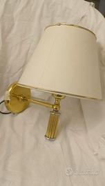 Applique singola da parete in stile Art Decò con d