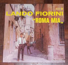 Disco lp lando fiorini roma mia autografato