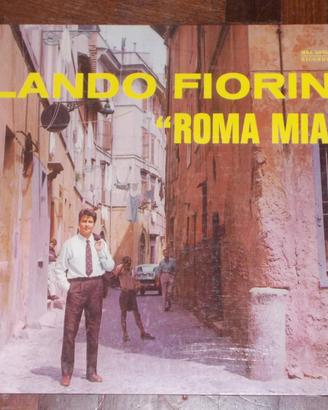 Disco lp lando fiorini roma mia autografato