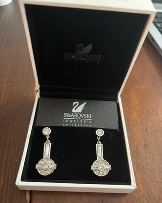 Orecchini pendenti Swarovski nuovi mai usati