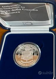 moneta commemorativa guardia di finanza 5 euro 