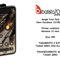 Google Pixel Fold Nero Ossidiana 12/256 Gb