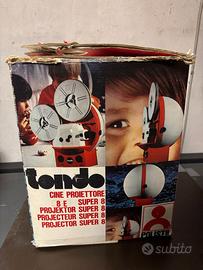 Proiettore TONDO vintage Polistil Super 8 mm