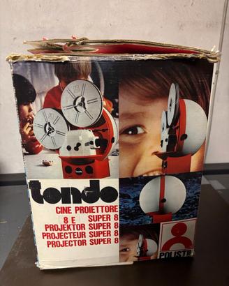 Proiettore TONDO vintage Polistil Super 8 mm