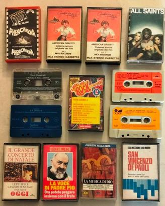 Musicassette Vintage di colonne sonore e musica