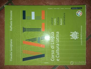 Libro scolastico di latino: "Vale"