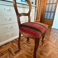 Sedia stile Biedermeier vintage