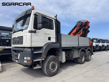Man tga 480 gru Palfinger 44.000 trazione 4x4