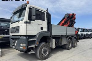 Man tga 480 gru Palfinger 44.000 trazione 4x4