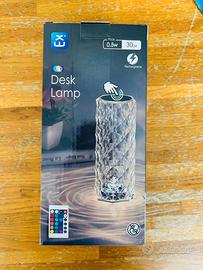 Lampada da Tavolo LED Ricaricabile Effetto Cristal