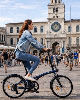 Bici pieghevole BTWIN per città, camper