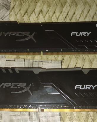 Memorie ram fury dual channel  3200 2x16 gb