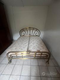 Letto in ottone