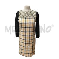 VESTITO DONNA TRUSSARDI JEANS GIALLO NERO