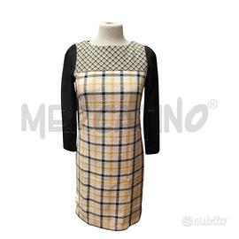 VESTITO DONNA TRUSSARDI JEANS GIALLO NERO