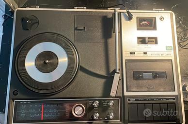 Stereo vintage giradischi National panasonic 3in1