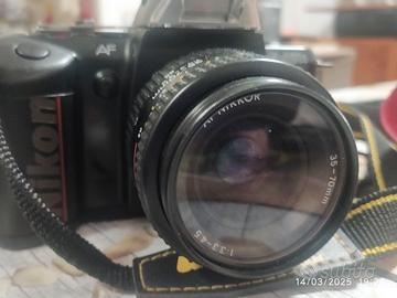 Nikon F401s analogica + obiettivo Nikkor AF 35-70
