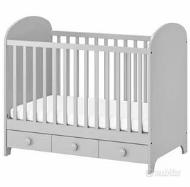 Lettino bambini Gonatt Ikea 60x120 con materasso 
