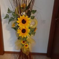Decorazione Rami e Girasoli