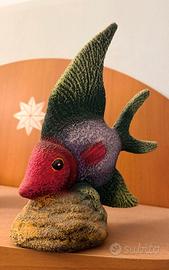 Pesce decorativo in ceramica