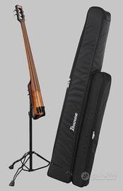 Ibanez UB804 pari al nuovo + archetto in carbonio