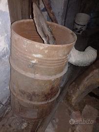 conserva bidone antico per fare conserva
