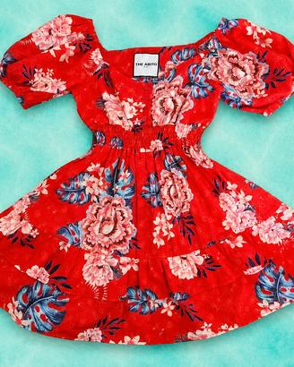THE ABITO Milano abito floreale cotone S