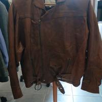 giacca pelle biker rochapele taglia XL /54