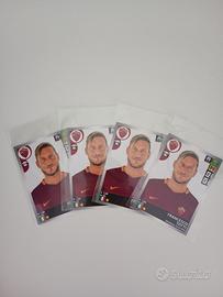 4x figurina calciatori panini 2016-2017 Totti
