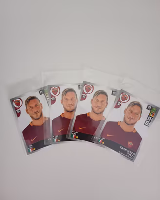 4x figurina calciatori panini 2016-2017 Totti