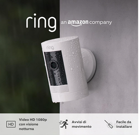 Ring videocamera esterna a batteria (Stick Up Cam)