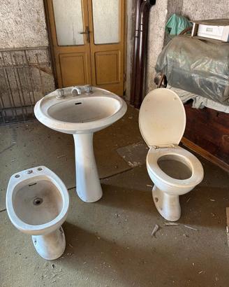Set sanitari lavello wc bidet