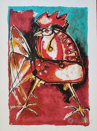 Luciano Minguzzi Il gallo