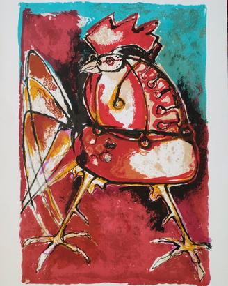 Luciano Minguzzi Il gallo