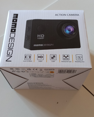 MOMODESIGN Action Camera HD1080p 2" touch